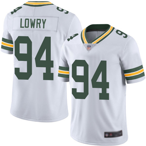 Green Bay Packers Limited White Men #94 Lowry Dean Road Jersey Nike NFL Vapor Untouchable